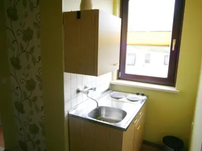 Küche/Küchenzeile in der Unterkunft Apartment Gästehaus Tröbs by Interhome