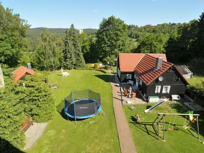 Ein Kinderspielbereich in der Unterkunft Apartment Große und moderne Ferienwohnung im Erdgeschoss by Interhome