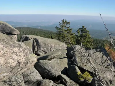Naturlandschaft in der Nähe des Ferienhauses