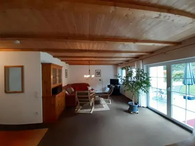 Ein Sitzbereich in der Unterkunft Apartment Fewo Stricker 31 by Interhome