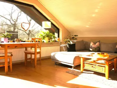 Ein Sitzbereich in der Unterkunft Apartment Gemütliches Appartement in Ottenhai mit Grill by Interhome