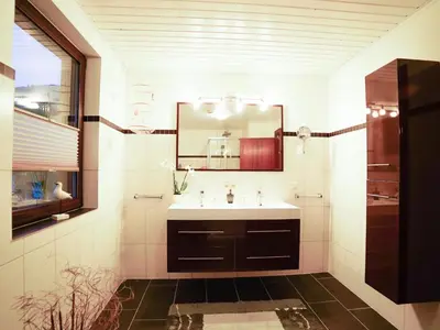 Ein Badezimmer in der Unterkunft Apartment Gemütliches Appartement in Ottenhai mit Grill by Interhome