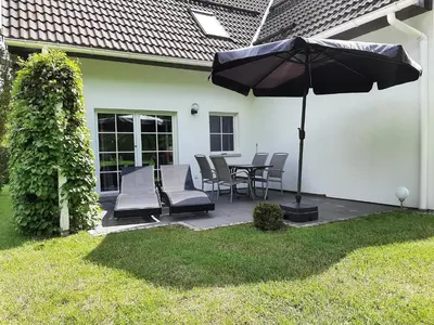 Ein Garten an der Unterkunft Ferienwohnungen Stricker Harz