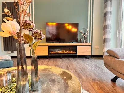 TV/Unterhaltungsangebot in der Unterkunft Ferienwohnung 