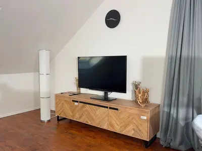 TV/Unterhaltungsangebot in der Unterkunft NA-Harz Ferienwohnung Free W-Lan & Parking