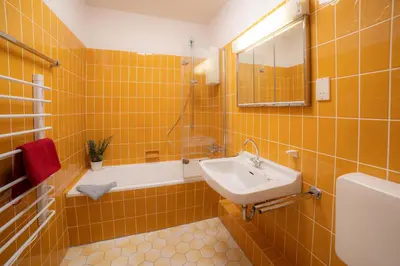 Ein Badezimmer in der Unterkunft Schnuckeliges Appartement