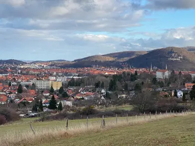 Naturlandschaft in der Nähe des Ferienhauses