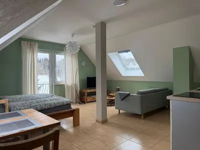 Ein Bett oder Betten in einem Zimmer der Unterkunft Magdalena Apartment 2