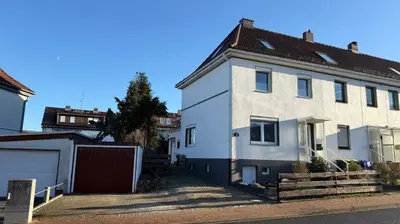 Das Gebäude in dem sich die Ferienwohnung befindet