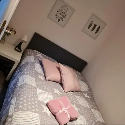 Ein Bett oder Betten in einem Zimmer der Unterkunft Harz Auszeit