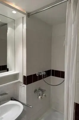 Ein Badezimmer in der Unterkunft Ferienapartment 608