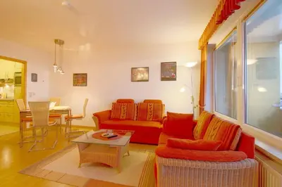 Ein Sitzbereich in der Unterkunft Apartment 575