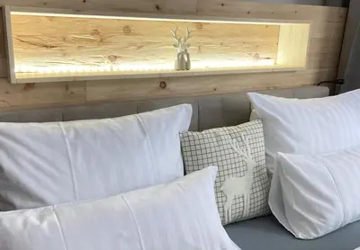 Ein Sitzbereich in der Unterkunft Villa Schlossblick II - Zeit zum Genießen in exklusivem Studio 