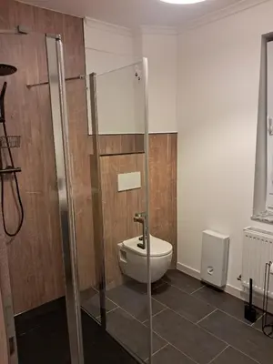 Ein Badezimmer in der Unterkunft FeWo Sasa
