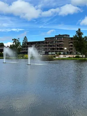 Blick auf einen Fluss in der Nähe der Ferienwohnung