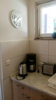 Küche/Küchenzeile in der Unterkunft Ferienwohnung Steffens Hahnenklee
