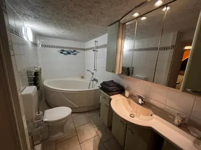 Ein Badezimmer in der Unterkunft Fewo Wernigerode- Die bunte Stadt am Harz