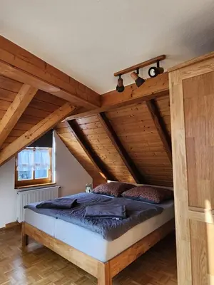 Ein Bett oder Betten in einem Zimmer der Unterkunft Appartment Berliner Platz
