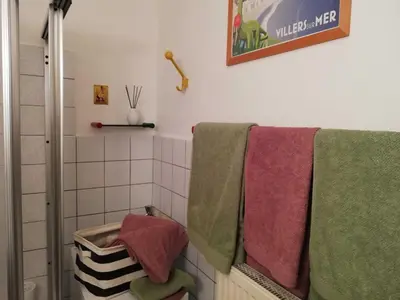 Ein Sitzbereich in der Unterkunft Appartement 