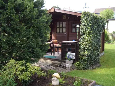 Ein Garten an der Unterkunft Ferienwohnung Kramer in Göttingerode