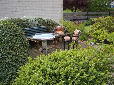 Ein Garten an der Unterkunft Ferienwohnung Kramer in Göttingerode
