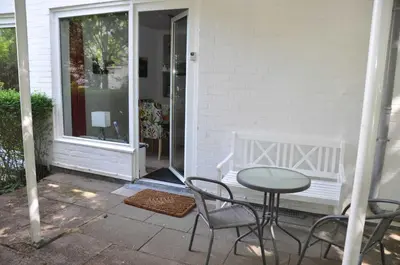 Ein Patio oder anderer Außenbereich in der Unterkunft Ferienwohnung Martin I