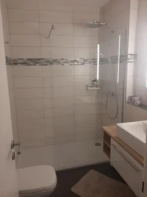 Ein Badezimmer in der Unterkunft Ferienwohnung Kristin Pohl