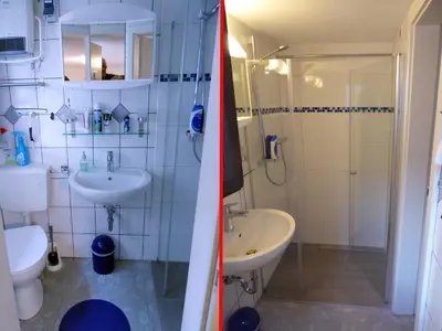 Ein Badezimmer in der Unterkunft Ferienwohnung Glück Auf