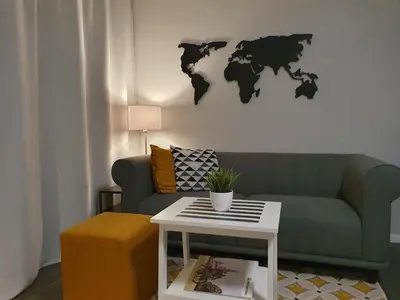 Ein Sitzbereich in der Unterkunft Erholung Pur