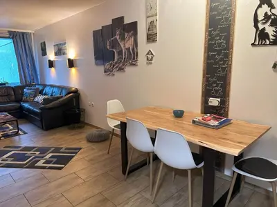Ein Sitzbereich in der Unterkunft Apartment Feriendomizil Adler by Interhome