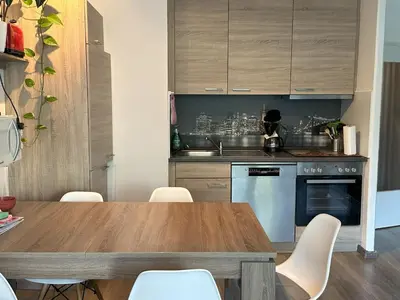 Küche/Küchenzeile in der Unterkunft Apartment Ferienapartm- Adler by Interhome