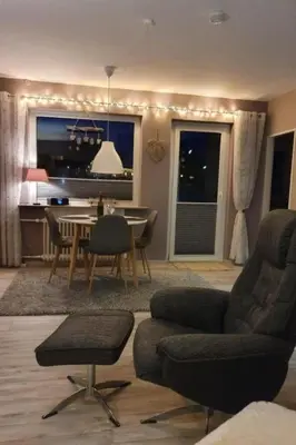 Ein Sitzbereich in der Unterkunft Apartment Harzgeiss by Interhome
