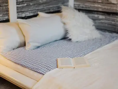 Ein Bett oder Betten in einem Zimmer der Unterkunft Holiday Home FH St- Andreasberg by Interhome