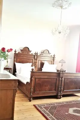 Ein Bett oder Betten in einem Zimmer der Unterkunft Apartment Superior Komfort Suite mit Wallbox by Interhome