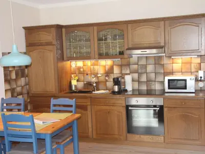Küche/Küchenzeile in der Unterkunft Apartment Gesamte Wohnung in Sankt Andreasberg mit Grill by Interhome