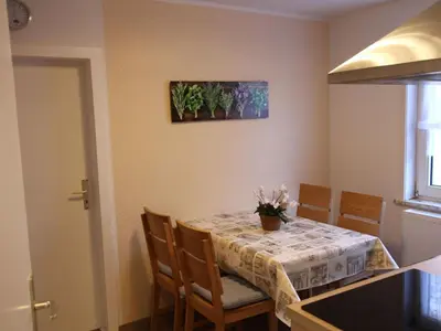 Ein Sitzbereich in der Unterkunft Apartment Wohnung Julius 3 - gemütlich und kinderfreundlich by Interhome