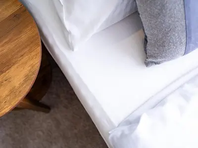 Ein Bett oder Betten in einem Zimmer der Unterkunft Apartment Stadtblick by Interhome