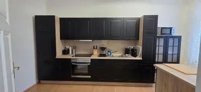 Küche/Küchenzeile in der Unterkunft Großzügiges City-Apartment für 8 Gäste mit Parkplatz im Zentrum Wernigerode
