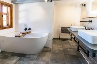 Ein Badezimmer in der Unterkunft Villa Moock- gemütlich wohnen im Denkmal von 1766