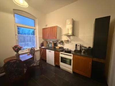 Küche/Küchenzeile in der Unterkunft Ferienwohnung Margrit