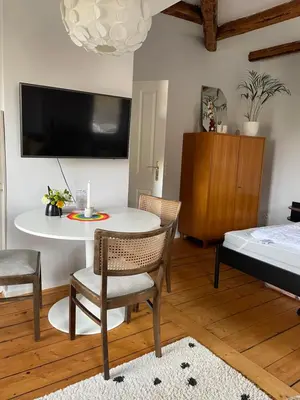 TV/Unterhaltungsangebot in der Unterkunft Süße Wohnung in Gründerzeitvilla
