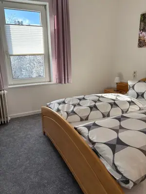 Ein Bett oder Betten in einem Zimmer der Unterkunft Eichhörnchenblick