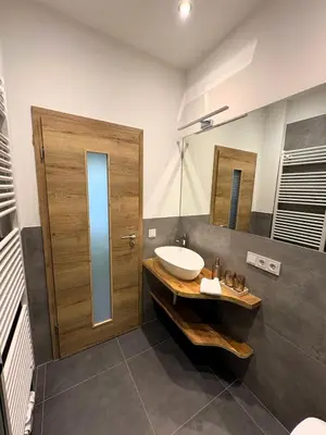 Ein Badezimmer in der Unterkunft Villa Schlossblick III - Zeit zum Träumen in exklusiver Suite 