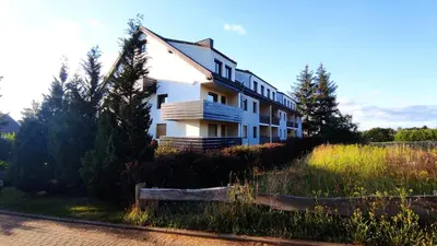Das Gebäude in dem sich die Ferienwohnung befindet