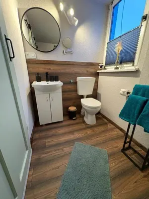 Ein Badezimmer in der Unterkunft Appartement Königshütte
