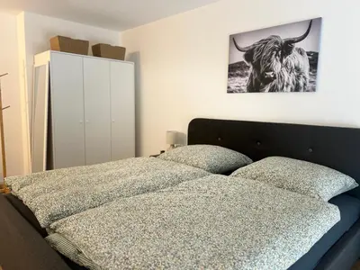 Ein Bett oder Betten in einem Zimmer der Unterkunft AltstadtTraum Ritter Ramm