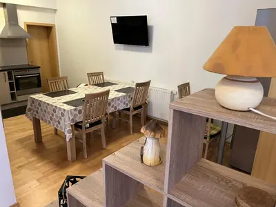 Küche/Küchenzeile in der Unterkunft Bodetalapartment Thale