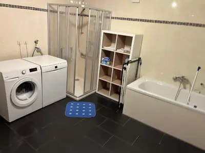 Ein Badezimmer in der Unterkunft Bodetalapartment Thale