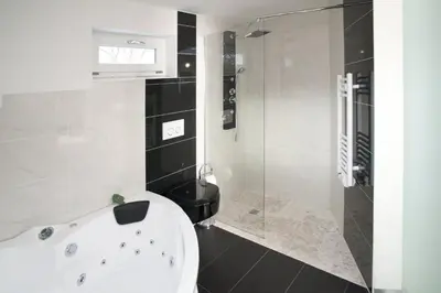 Ein Badezimmer in der Unterkunft Designpension Idyll Nr2 Hotel Garni