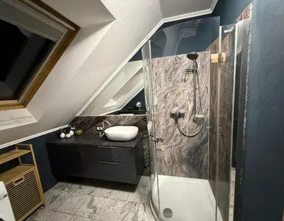 Ein Badezimmer in der Unterkunft HarzMoment-Hasserode